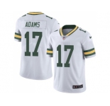 Youth Nike Green Bay Packers #17 Davante Adams White Stitched NFL Limited Rush Jersey