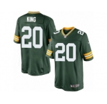 Youth Nike Green Bay Packers #20 Kevin King Limited Green Team Color NFL Jersey