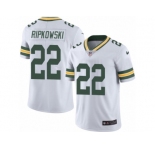 Youth Nike Green Bay Packers #22 Aaron Ripkowski Limited White Rush NFL Jersey