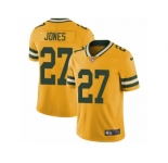 Youth Nike Green Bay Packers #27 Josh Jones Limited Gold Rush NFL Jersey