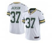 Youth Nike Green Bay Packers #37 Josh Jackson White Stitched NFL Vapor Untouchable Limited Jersey