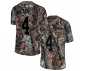 Youth Nike Green Bay Packers #4 Brett Favre Limited Camo Rush Realtree NFL Jersey
