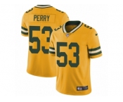Youth Nike Green Bay Packers #53 Nick Perry Limited Gold Rush NFL Jersey