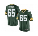 Youth Nike Green Bay Packers #65 Lane Taylor Limited Green Team Color NFL Jersey