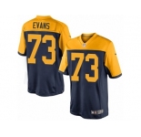 Youth Nike Green Bay Packers #73 Jahri Evans Limited Navy Blue Alternate NFL Jersey