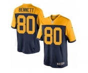 Youth Nike Green Bay Packers #80 Martellus Bennett Limited Navy Blue Alternate NFL Jersey