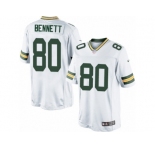Youth Nike Green Bay Packers #80 Martellus Bennett Limited White NFL Jersey