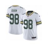 Youth Nike Green Bay Packers #98 Letroy Guion Limited White Rush NFL Jersey