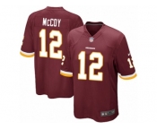 Men's Nike Washington Redskins #12 Colt McCoy Game Burgundy Red Team Color NFL Jersey