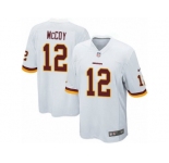 Men's Nike Washington Redskins #12 Colt McCoy Game White NFL Jersey