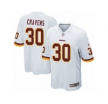 Men's Nike Washington Redskins #30 Su'a Cravens Game White NFL Jersey