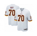 Men's Nike Washington Redskins #70 Sam Huff Game White NFL Jersey
