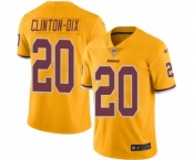 Men's Nike Washington Redskins #20 Ha Clinton-Dix Elite Gold Rush Vapor Untouchable NFL Jersey