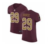 Men's Nike Washington Redskins #29 Derrius Guice Burgundy Red Alternate Vapor Untouchable Elite Player NFL Jersey