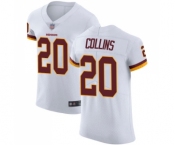 Men's Washington Redskins #20 Landon Collins White Vapor Untouchable Elite Player Football Jersey