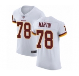 Men's Washington Redskins #78 Wes Martin White Vapor Untouchable Elite Player Football Jersey