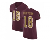 Nike Washington Redskins #18 Josh Doctson Burgundy Red Alternate Men Stitched NFL Vapor Untouchable Elite Jersey