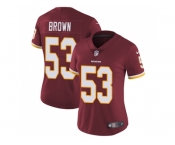 Women Nike Washington Redskins #53 Zach Brown Burgundy Red Team Color Stitched NFL Vapor Untouchable Limited Jersey