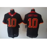 nike nfl jerseys washington redskins #10 griffiniii black[Elite]
