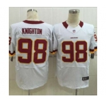 nike nfl jerseys washington redskins #98 knighton white[Elite][knighton]