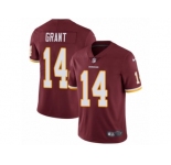 Men Nike Washington Redskins #14 Ryan Grant Burgundy Red Team Color Vapor Untouchable Limited Player NFL Jersey