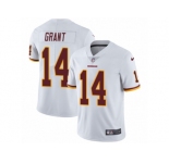 Men Nike Washington Redskins #14 Ryan Grant White Vapor Untouchable Limited Player NFL Jersey