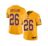 Men Nike Washington Redskins #26 Bashaud Breeland Limited Gold Rush Vapor Untouchable NFL Jersey