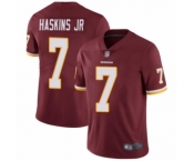 Men Washington Redskins #7 Dwayne Haskins Burgundy Red Team Color Vapor Untouchable Limited Player Football Jersey