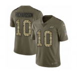 Men's Nike Washington Redskins #10 Paul Richardson Limited Olive Camo 2017 Salute to Service NFL Jersey