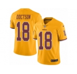 Men's Nike Washington Redskins #18 Josh Doctson Limited Gold Rush NFL Jersey