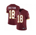 Men's Nike Washington Redskins #18 Josh Doctson Vapor Untouchable Limited Burgundy Red Team Color NFL Jersey