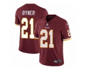 Men's Nike Washington Redskins #21 Earnest Byner Vapor Untouchable Limited Burgundy Red Team Color NFL Jersey