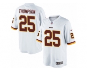 Men's Nike Washington Redskins #25 Chris Thompson Limited White NFL Jersey