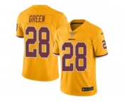 Men's Nike Washington Redskins #28 Darrell Green Limited Gold Rush NFL Jersey