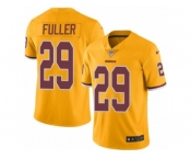 Men's Nike Washington Redskins #29 Kendall Fuller Limited Gold Rush NFL Jersey