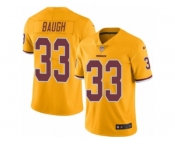 Men's Nike Washington Redskins #33 Sammy Baugh Limited Gold Rush NFL Jersey