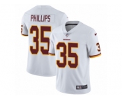Men's Nike Washington Redskins #35 Dashaun Phillips Vapor Untouchable Limited White NFL Jersey