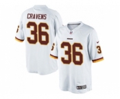 Men's Nike Washington Redskins #36 Sua Cravens Limited White NFL Jersey