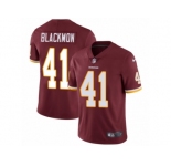 Men's Nike Washington Redskins #41 Will Blackmon Vapor Untouchable Limited Burgundy Red Team Color NFL Jersey