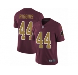 Men's Nike Washington Redskins #44 John Riggins Vapor Untouchable Limited Burgundy Red Gold Number Alternate 80TH Anniversary NFL Jersey