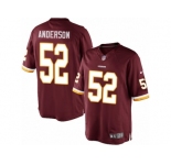 Men's Nike Washington Redskins #52 Ryan Anderson Limited Burgundy Red Team Color NFL Jersey