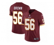 Men's Nike Washington Redskins #56 Zach Brown Vapor Untouchable Limited Burgundy Red Team Color NFL Jersey