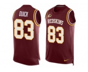 Men's Nike Washington Redskins #83 Brian Quick Limited Red Player Name & Number Tank Top NFL Jersey