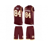Men's Nike Washington Redskins #84 Niles Paul Limited Burgundy Red Tank Top Suit NFL Jersey