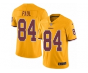 Men's Nike Washington Redskins #84 Niles Paul Limited Gold Rush NFL Jersey