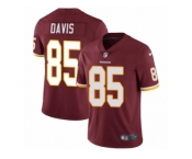 Men's Nike Washington Redskins #85 Vernon Davis Vapor Untouchable Limited Burgundy Red Team Color NFL Jersey
