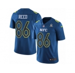 Men's Nike Washington Redskins #86 Jordan Reed Limited Blue 2017 Pro Bowl NFL Jersey