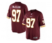 Men's Nike Washington Redskins #97 Terrell McClain Limited Burgundy Red Team Color NFL Jersey