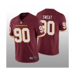 Men's Washington Football Team Red #90 Montez Sweat Vapor Untouchable Limited Stitched Football Jersey