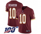 Men's Washington Redskins #10 Paul Richardson Burgundy Red Team Color Vapor Untouchable Limited Player 100th Season Football Jersey